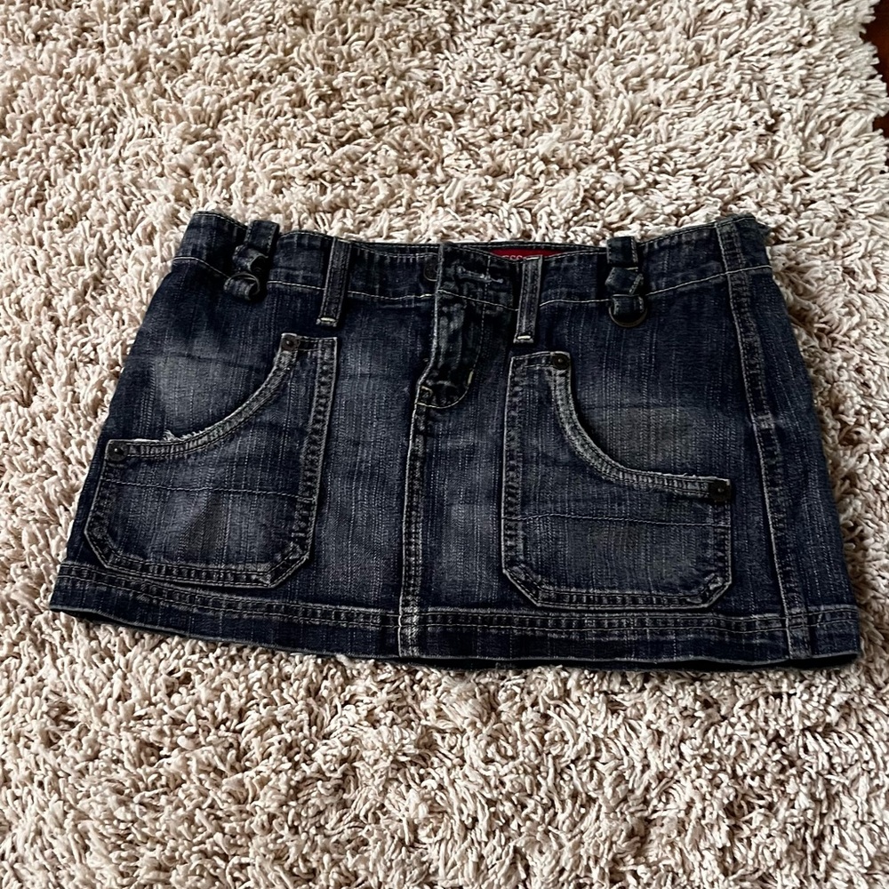 guess jean skirt